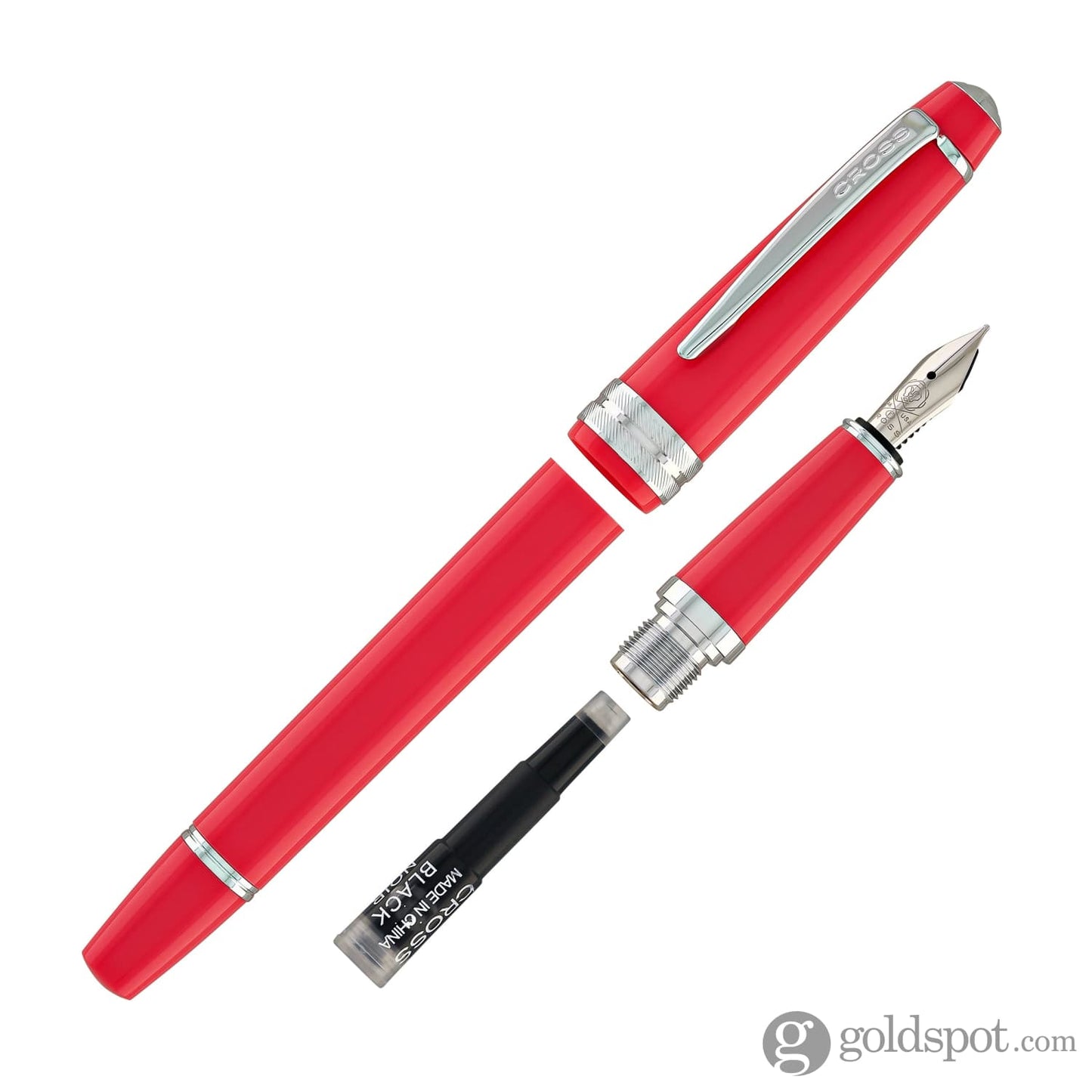 Cross Bailey Light Fountain Pen in Polished Coral Resin Fountain Pen