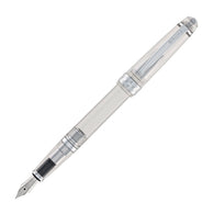Cross Bailey Light Fountain Pen in Translucent Clear Resin with Chrome Trim - Extra Fine Point