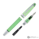Cross Bailey Light Fountain Pen in Translucent Green Resin with Chrome Trim - Extra Fine Point Fountain Pen