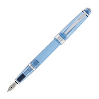 Cross Bailey Light Fountain Pen in Translucent Navy Blue Resin with Chrome Trim - Extra Fine Point