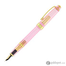Cross Bailey Light Fountain Pen in Translucent Pink Resin with Gold Trim - Extra Fine Point Fountain Pen
