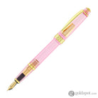 Cross Bailey Light Fountain Pen in Translucent Pink Resin with Gold Trim - Extra Fine Point Fountain Pen