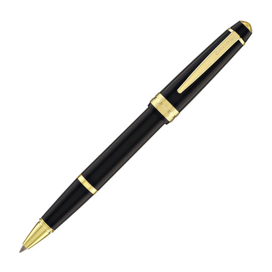 Cross Bailey Light Rollerball Pen in Glossy Black Resin with Gold Trim