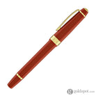 Cross Bailey Light Rollerball Pen in Glossy Burnt Orange Resin with Gold Trim Rollerball Pen