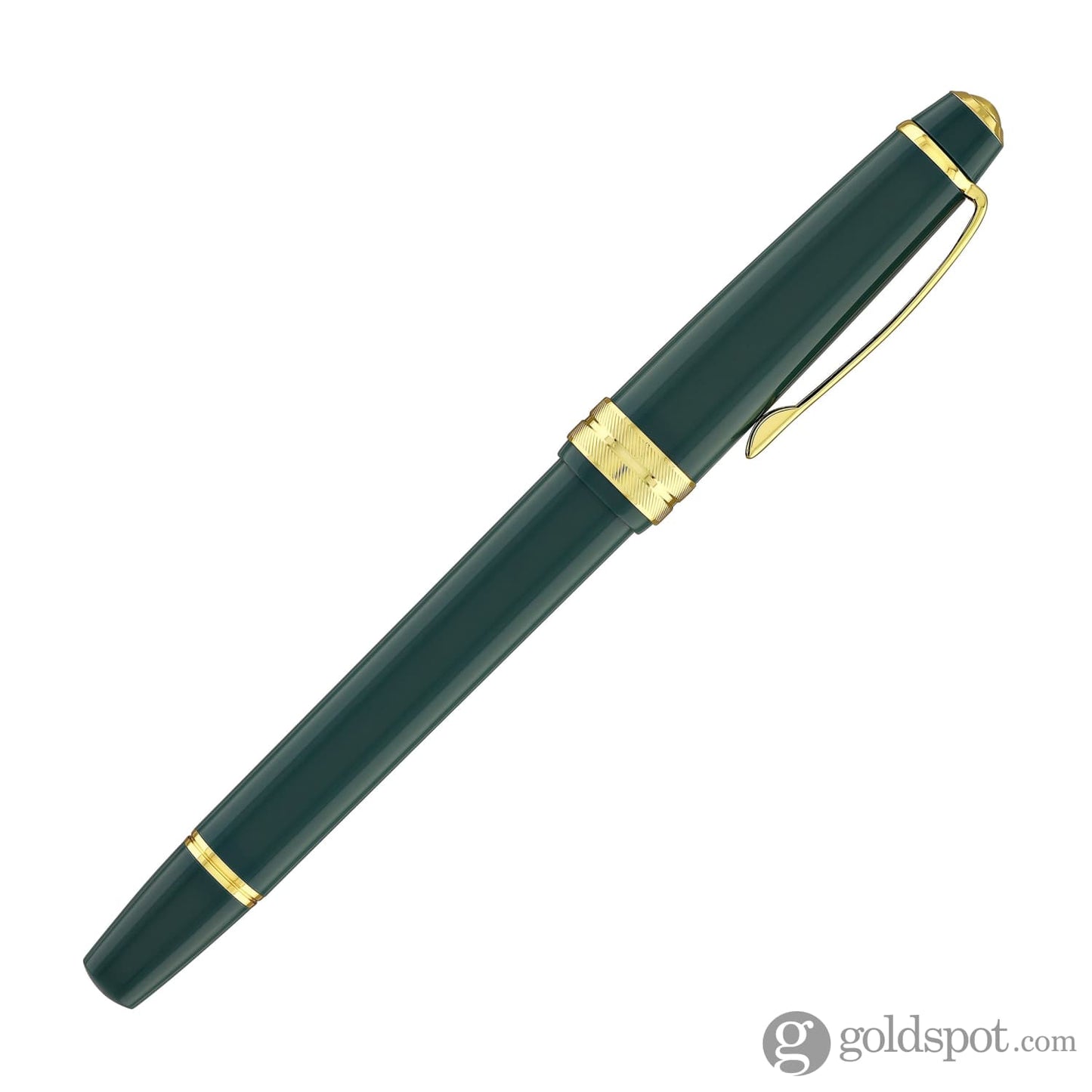 Cross Bailey Light Rollerball Pen in Glossy Green Resin with Gold Trim Rollerball Pen