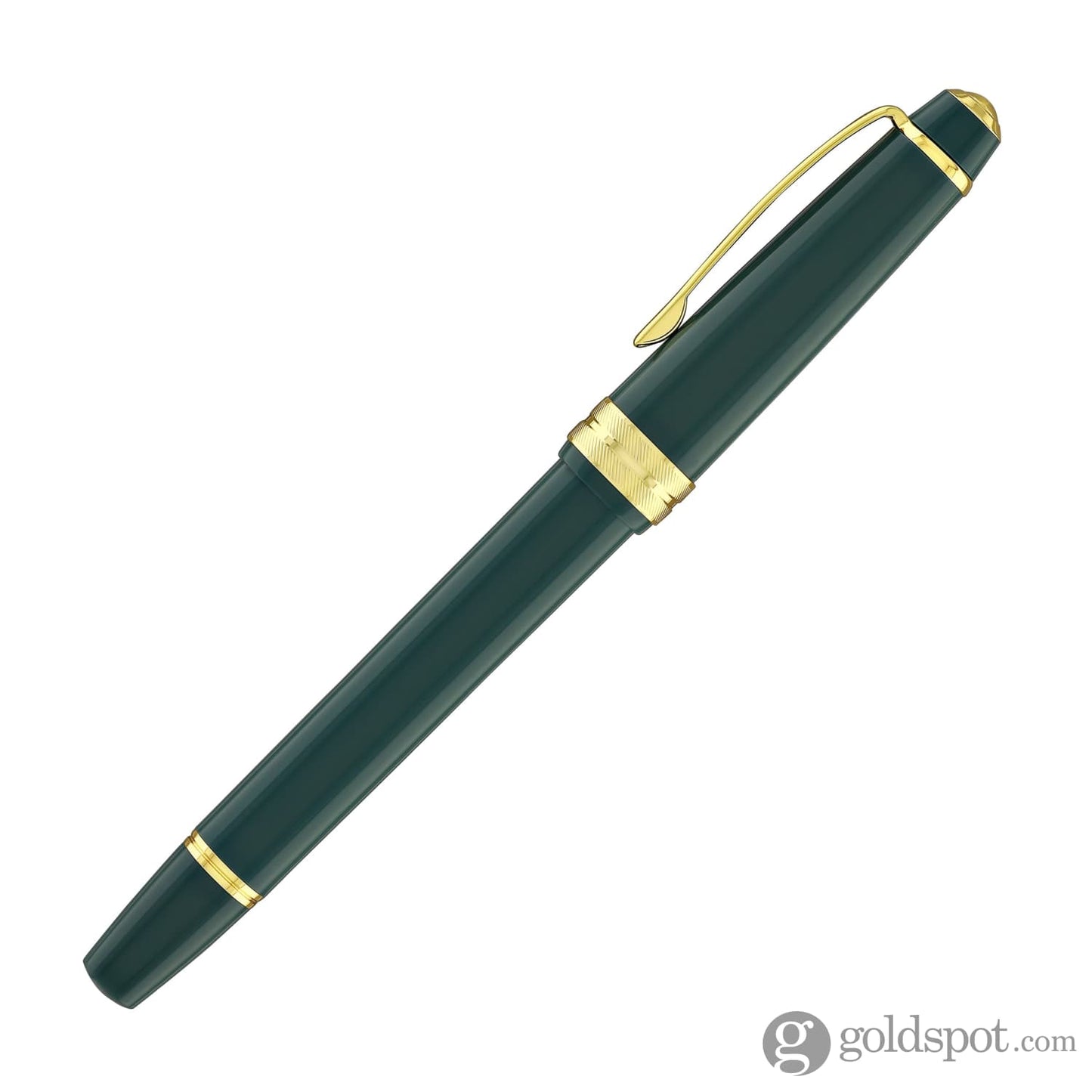 Cross Bailey Light Rollerball Pen in Glossy Green Resin with Gold Trim Rollerball Pen
