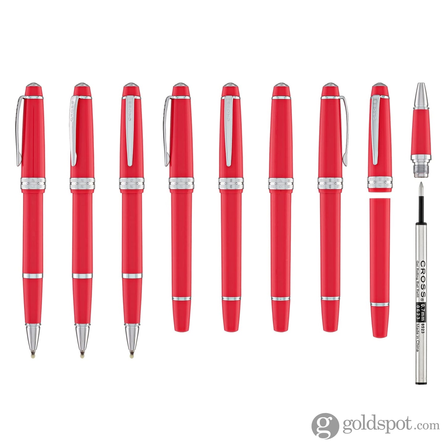 Cross Bailey Light Rollerball Pen in Polished Coral Resin Rollerball Pen