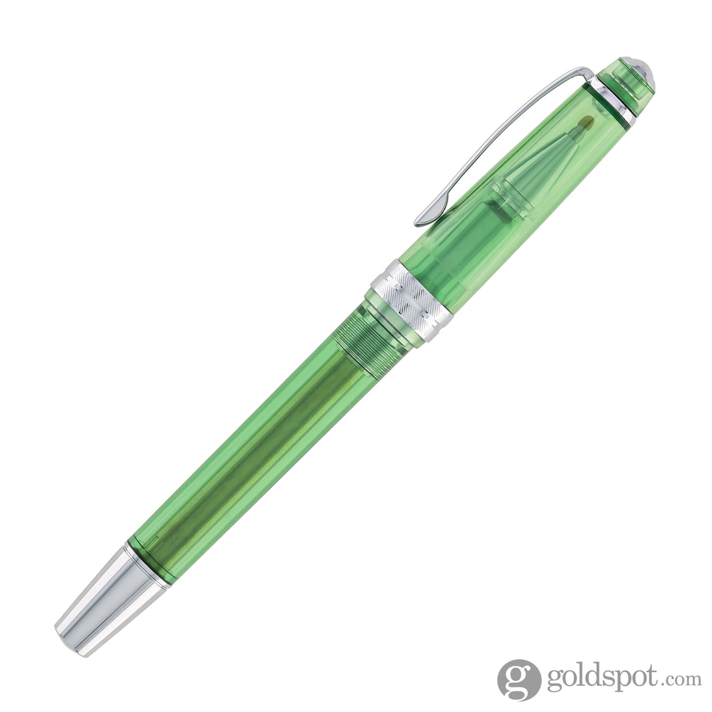 Cross Bailey Light Rollerball Pen in Translucent Green Resin with Chrome Trim Rollerball Pen