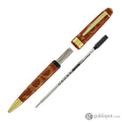 Cross Bailey Light Year of the Dragon Ballpoint Pen in Polished Amber Resin and Gold Tone Ballpoint Pens