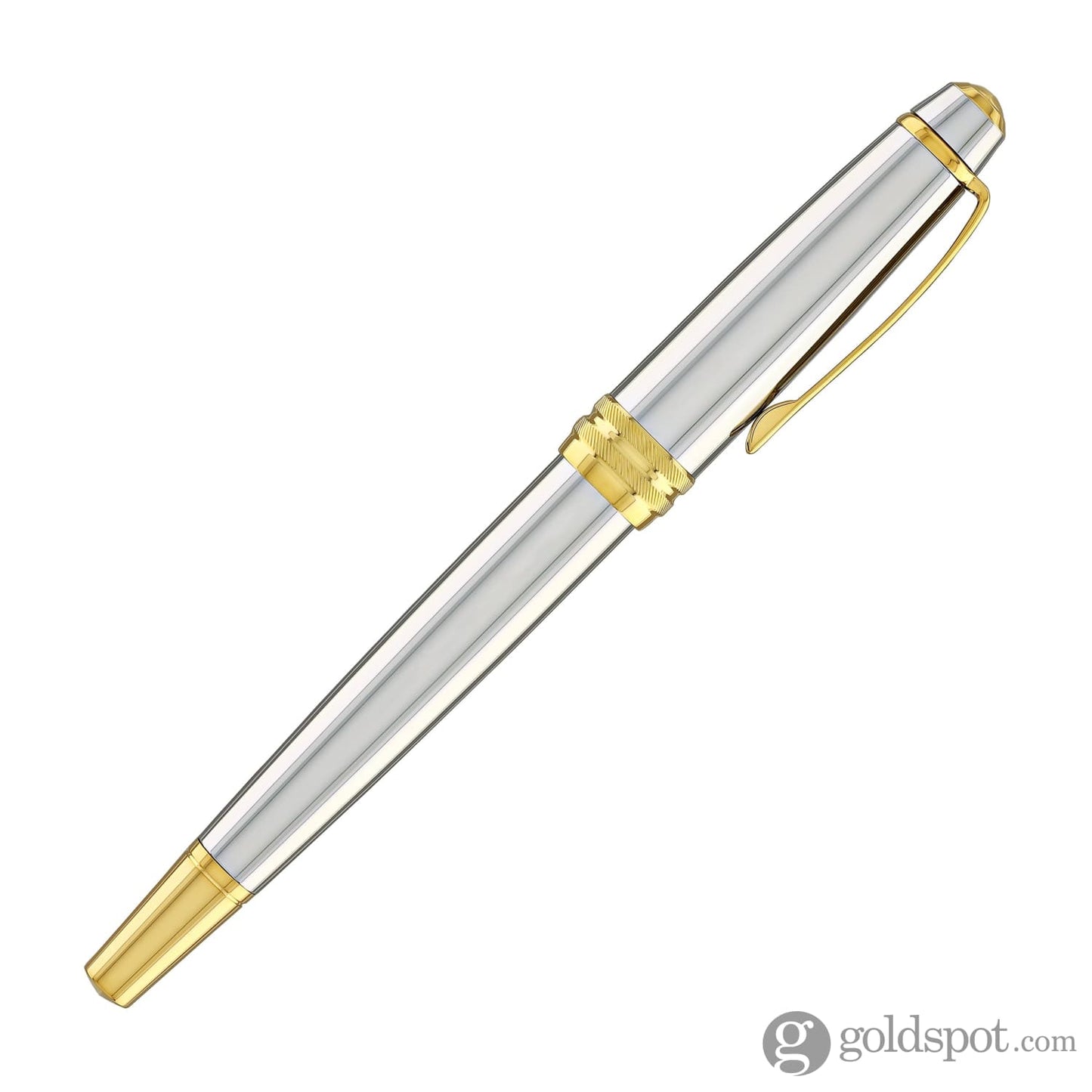 Cross Bailey Rollerball Pen in Medalist Chrome with Gold Trim Rollerball Pen