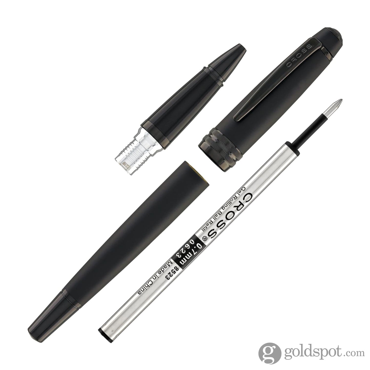 Cross Bailey Rollerball Pen Matte Black Lacquer PVD Rollerball Pen