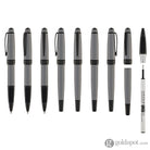 Cross Bailey Rollerball Pen Matte Gray Lacquer PVD Rollerball Pen