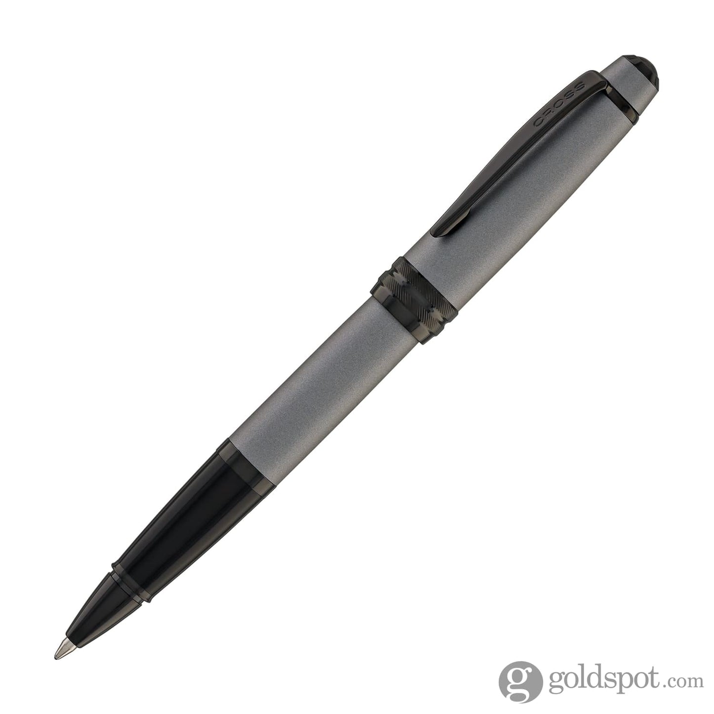 Cross Bailey Rollerball Pen Matte Gray Lacquer PVD Rollerball Pen
