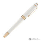 Cross Bailey Rollerball Pen Pearlescent White Lacquer with Rose Gold Trim Rollerball Pen