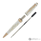 Cross Bailey Year of the Dragon Ballpoint Pen in Pearlescent White Lacquer with Rose Gold Ballpoint Pens