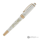 Cross Bailey Year of the Dragon Fountain Pen in Pearlescent White Lacquer with Rose Gold - Fine Nib Fountain Pens