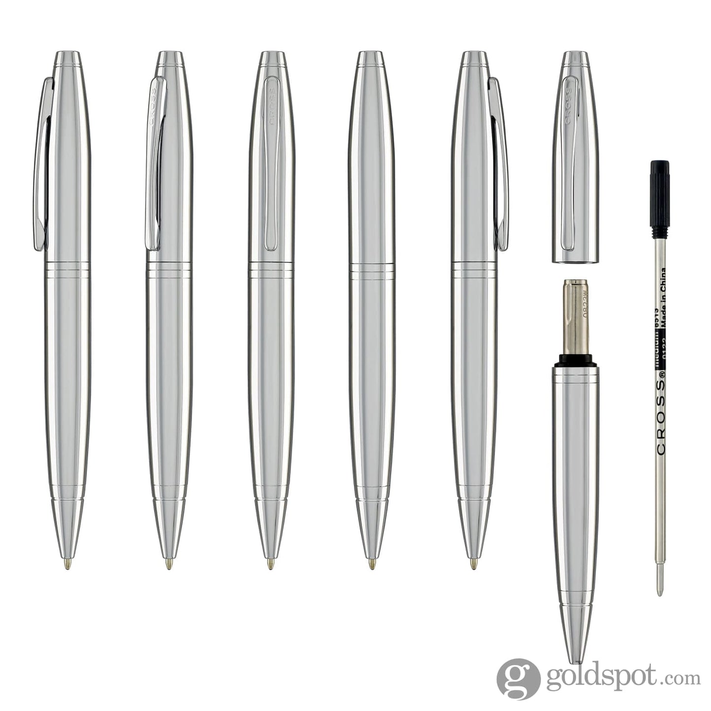 Cross Calais Ballpoint Pen in Chrome Pens