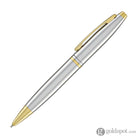 Cross Calais Ballpoint Pen in Chrome with Gold Trim Pens