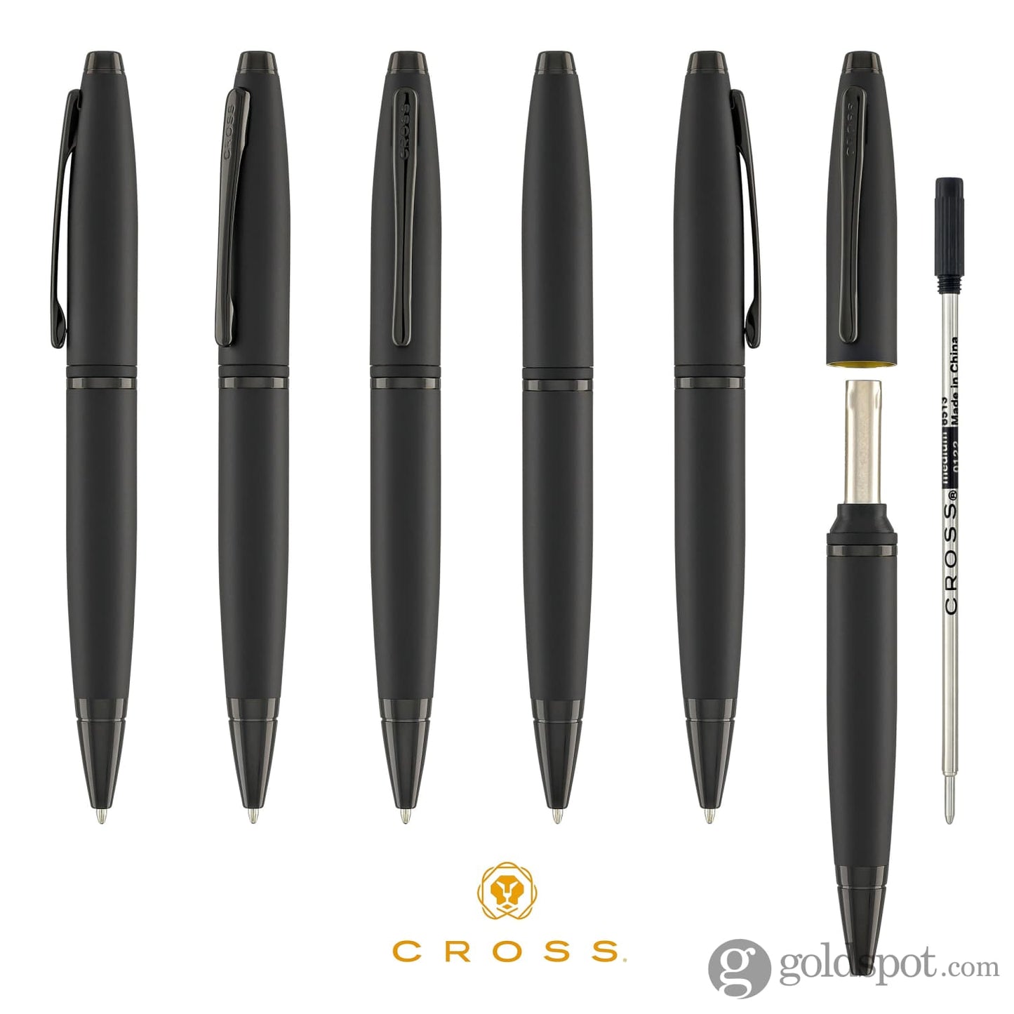 Cross Calais Ballpoint Pen in Matte Black Ballpoint Pens