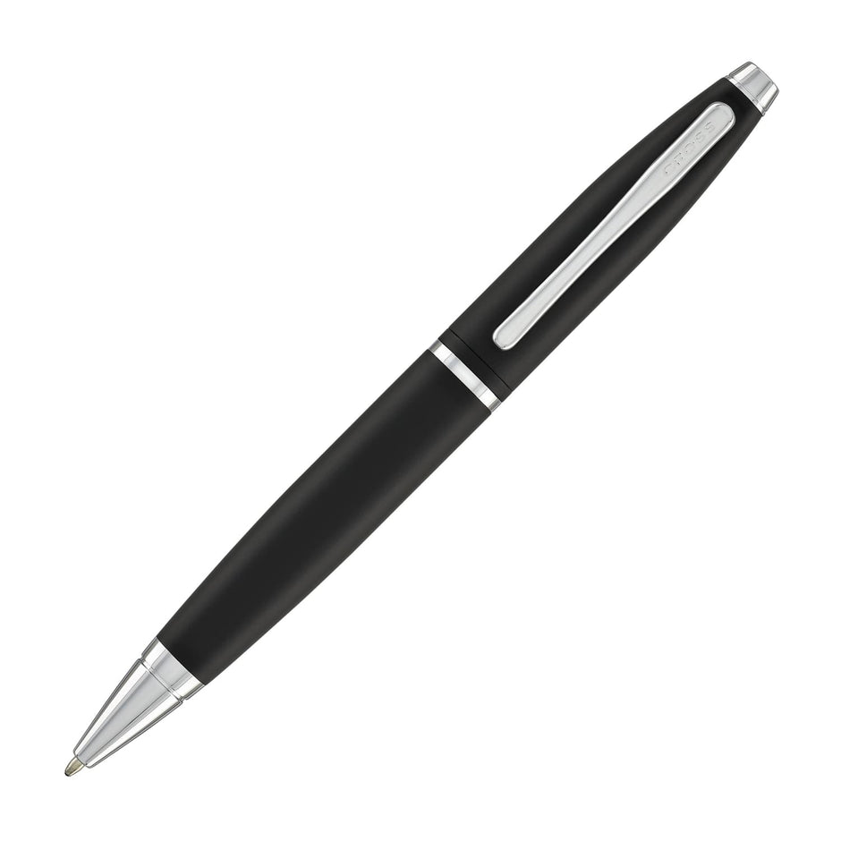 Cross Calais Ballpoint Pen in Matte Black with Chrome Trim - Goldspot Pens