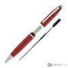 Cross Calais Ballpoint Pen in Matte Metallic Crimson Ballpoint Pens