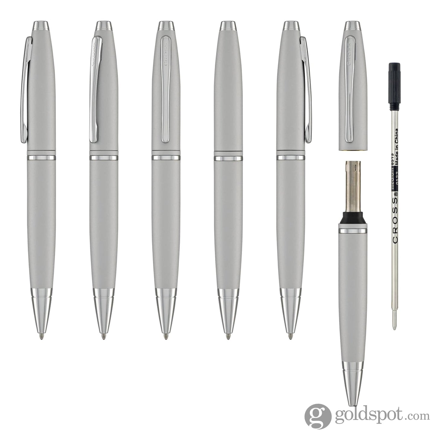 Cross Calais Ballpoint Pen in Satin Chrome Pens