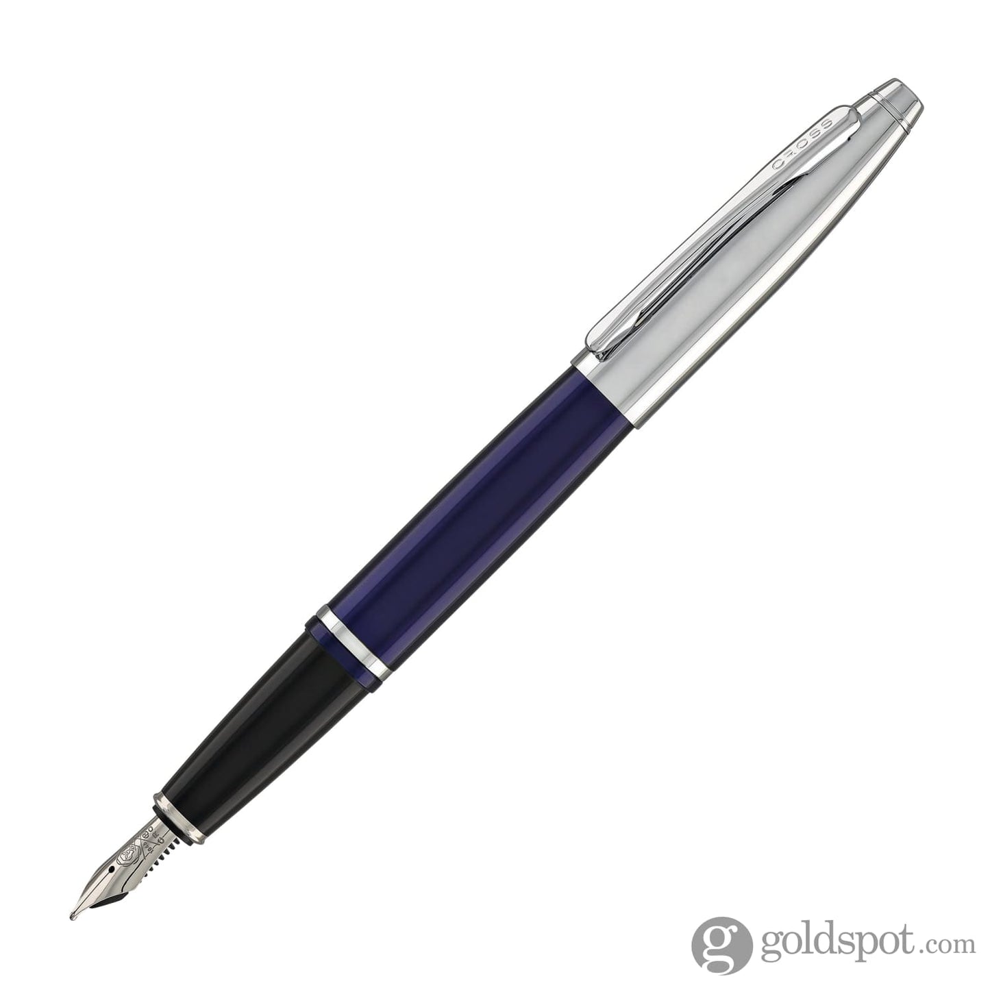 Cross Calais Fountain Pen in Blue Lacquer - Medium Point