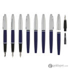 Cross Calais Fountain Pen in Blue Lacquer - Medium Point