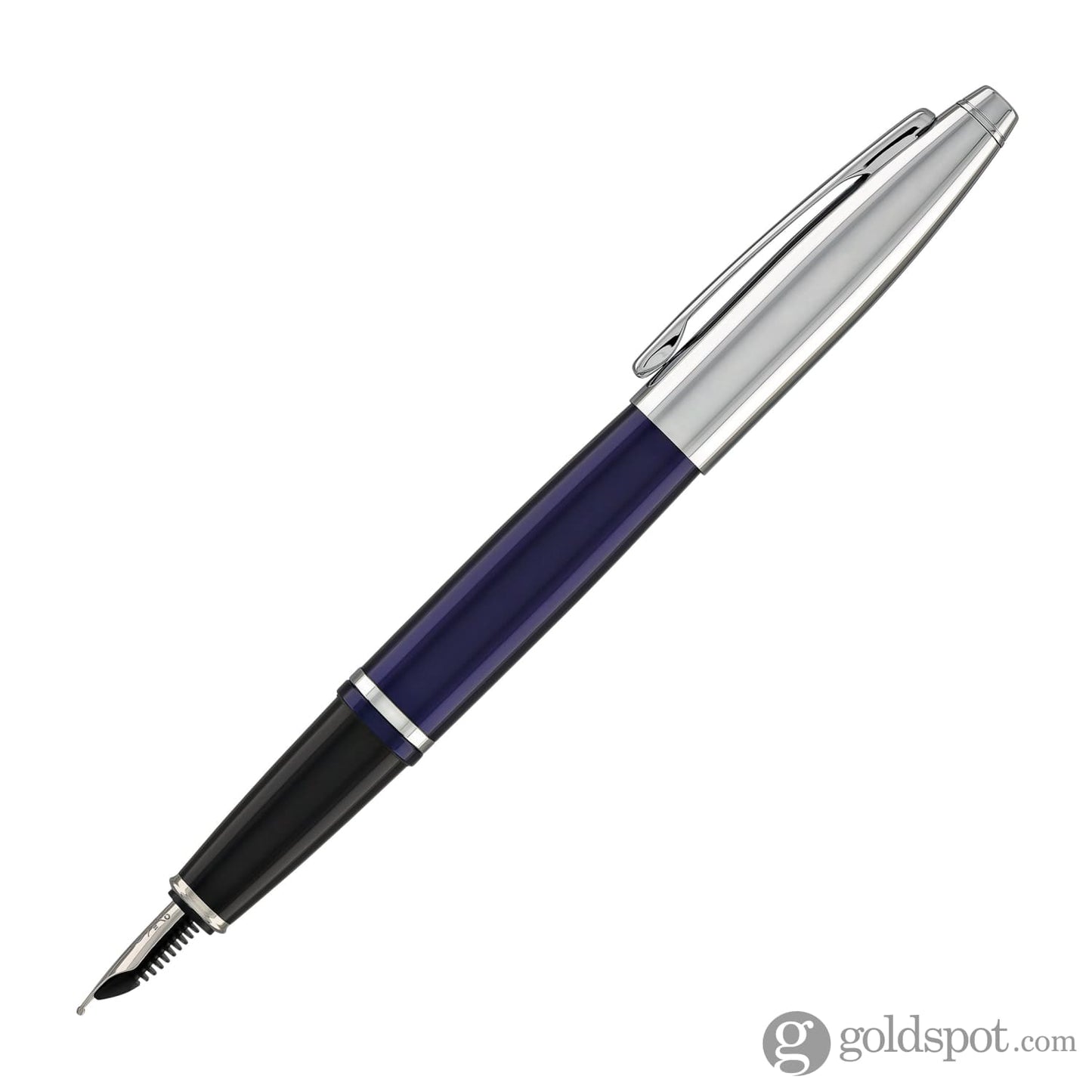 Cross Calais balpen (draaimechanisme, lijndikte M, schrijfkleur: zwart, incl. geschenkdoos) zwart-chroom Cross Calais balpen (draaimechanisme, lijndikte M, schrijfkleur: zwart, incl. geschenkdoos) zwart-chroom