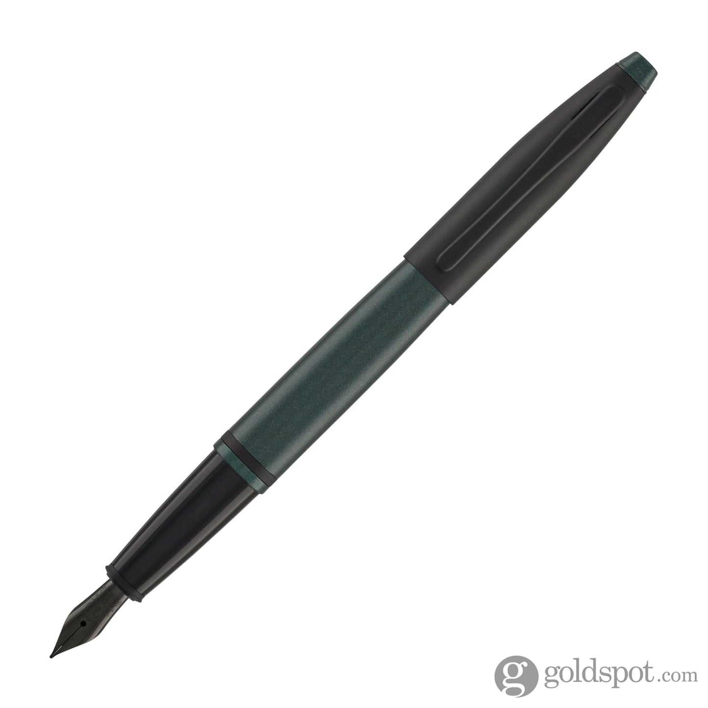 Cross Calais Matte Green + Matte Grey COMBO Fountain Pen - Fine Fountain Pen
