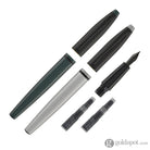 Cross Calais Matte Green + Matte Grey COMBO Fountain Pen - Fine Fountain Pen