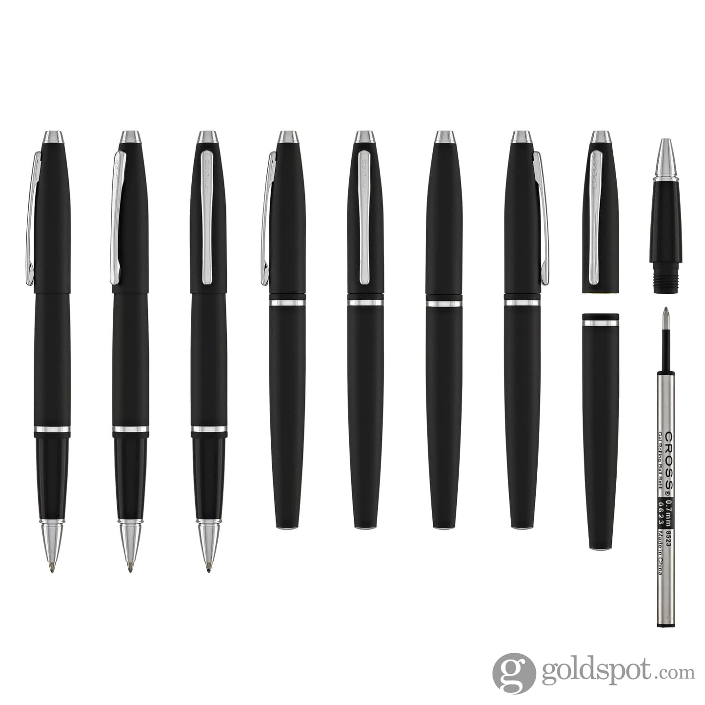 Cross Calais Rollerball Pen in Matte Black