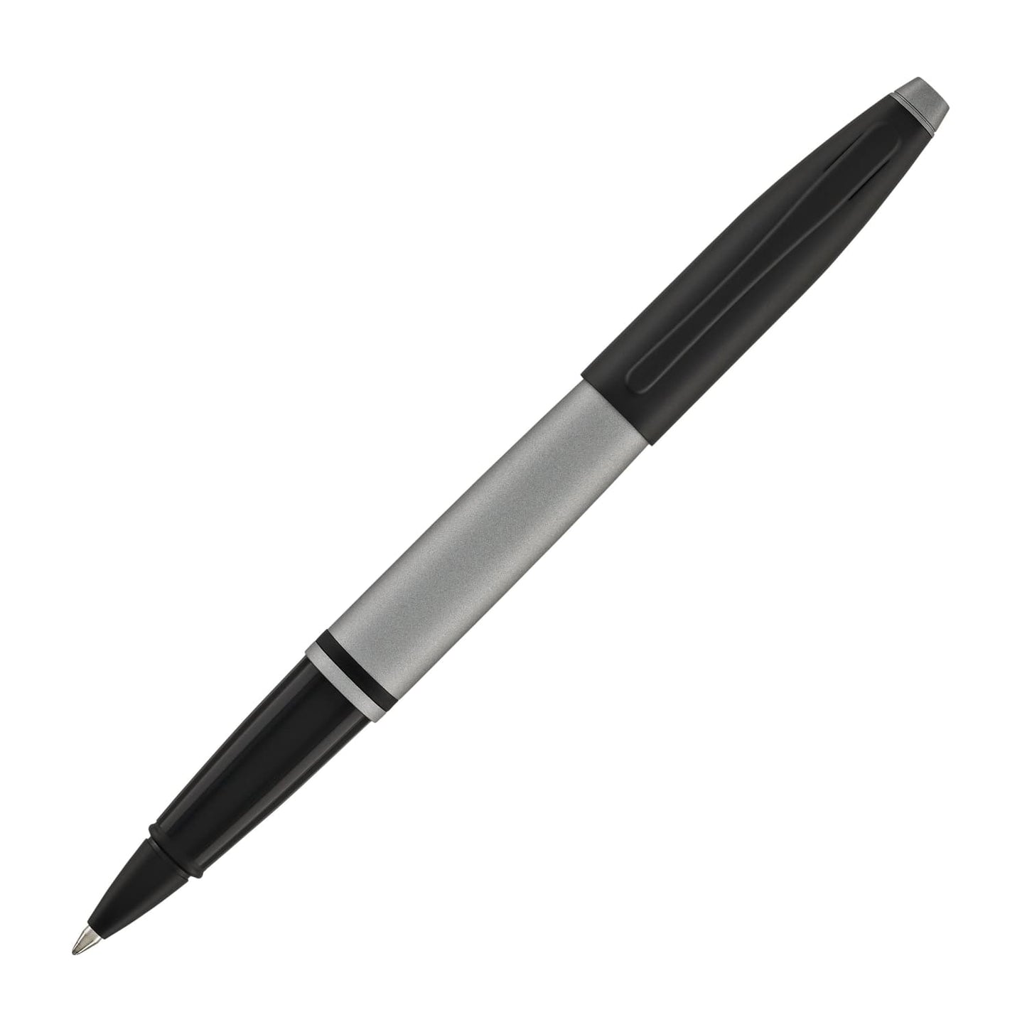 Cross Calais Rollerball Pen in Matte Gray Lacquer with Black Trim