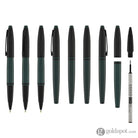 Cross Calais Rollerball Pen in Matte Green Lacquer with Black Trim