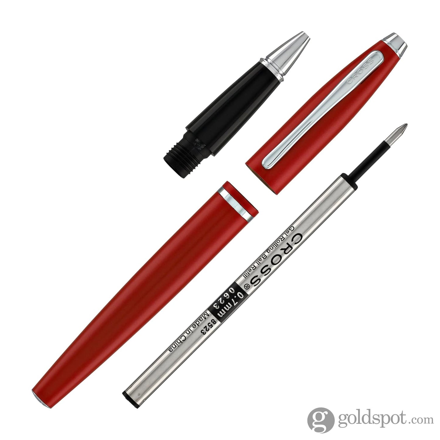 Cross Calais Rollerball Pen in Matte Metallic Crimson