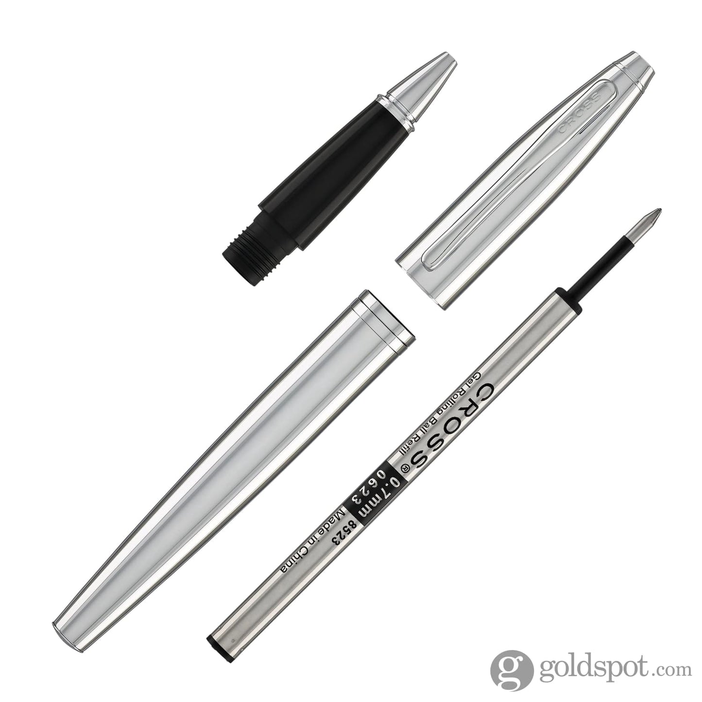 Cross Calais Rollerball Pen in Polished Chrome