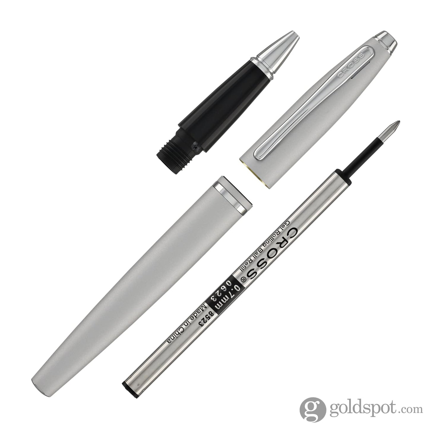 Cross Calais Rollerball Pen in Satin Chrome