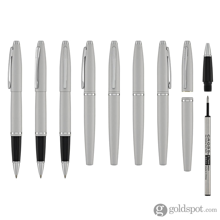 Cross Calais Rollerball Pen in Satin Chrome