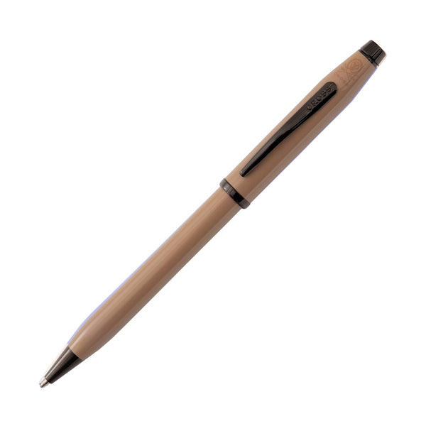 Cross Century II Ballpoint Pen in Earthy Beige Lacquer with Black PVD Trim Ballpoint Pens