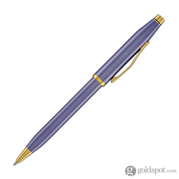 Cross Century II Ballpoint Pen in Lavender Blue Lacquer with 23kt Gold Trim Ballpoint Pens