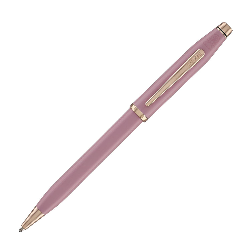 Cross Century II Ballpoint Pen in Smoky Pink Lacquer with Rose Gold Trim Ballpoint Pens