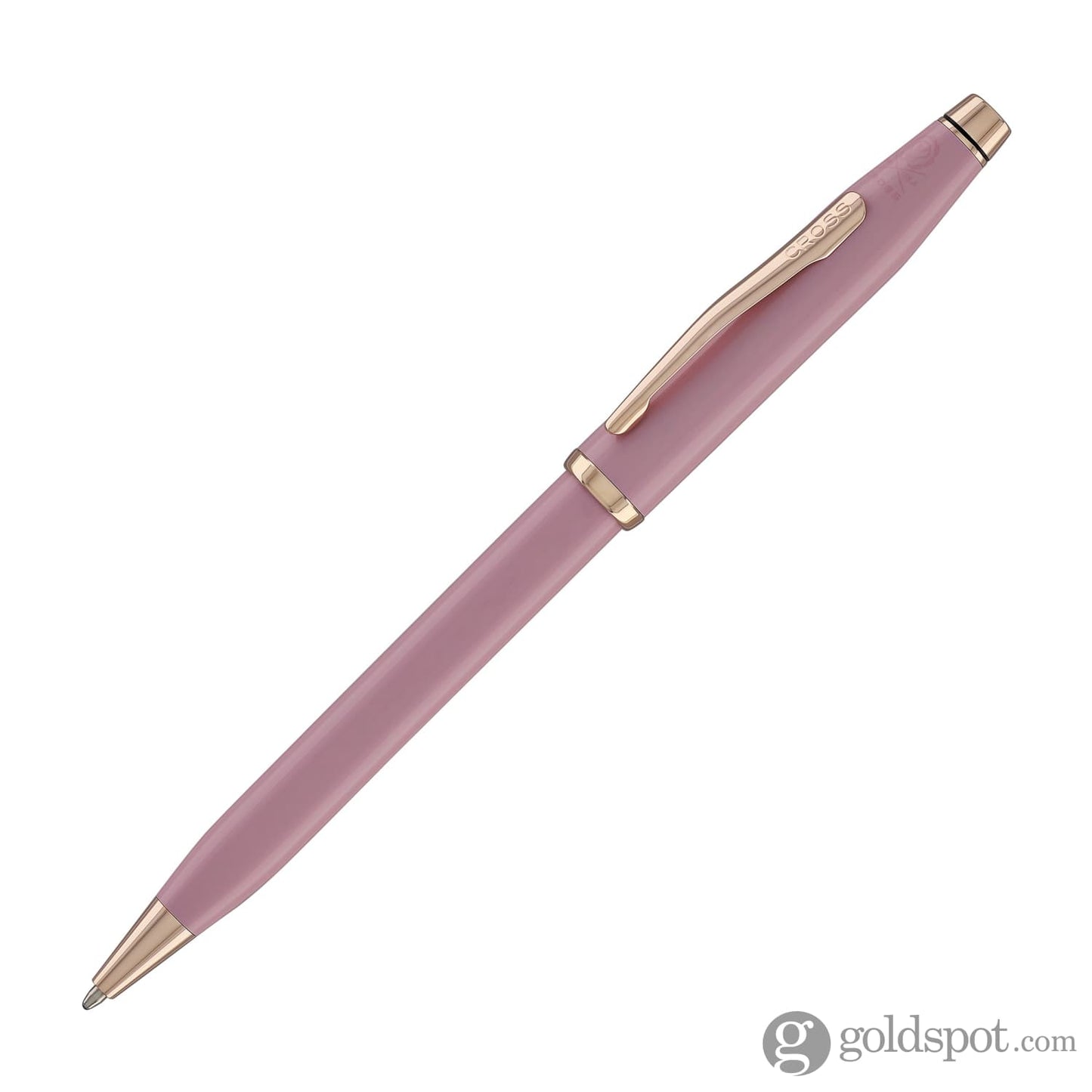 Cross Century II Ballpoint Pen in Smoky Pink Lacquer with Rose