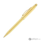 Cross Century II Ballpoint Pen Polished 23K Gold-Plated Engraved Diamond Pattern Ballpoint Pens