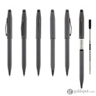 Cross Century II Ballpoint Pen Polished Slate Gray Engraved Diamond Pattern Ballpoint Pens