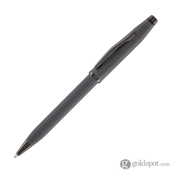 Cross Century II Ballpoint Pen Polished Slate Gray Engraved Diamond Pattern Ballpoint Pens