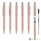 Cross Century II Cherry Blossom Ballpoint Pen in High Glossy Pink Lacquer with Polished Chrome Ballpoint Pens
