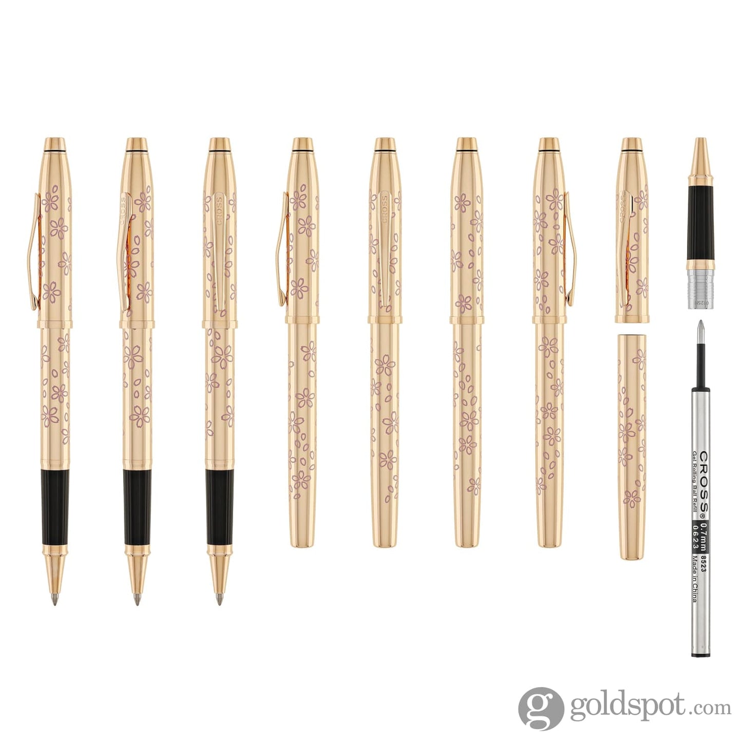 Cross Century II Cherry Blossom Selectip Rollerball Pen in Rose