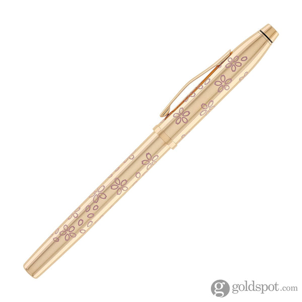 Cross Century II Cherry Blossom Selectip Rollerball Pen in Rose Gold Plated with Rose Gold Trim Rollerball Pen