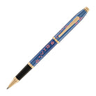 Cross Century II Cherry Blossom Selectip Rollerball Pen in Translucent Blue with Rose Gold Trim Rollerball Pen
