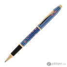 Cross Century II Cherry Blossom Selectip Rollerball Pen in Translucent Blue with Rose Gold Trim Rollerball Pen